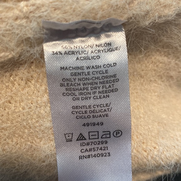 Loft Lou & Grey Eyelash Fuzzy Knit V-Neck Sweater - Picture 10 of 10